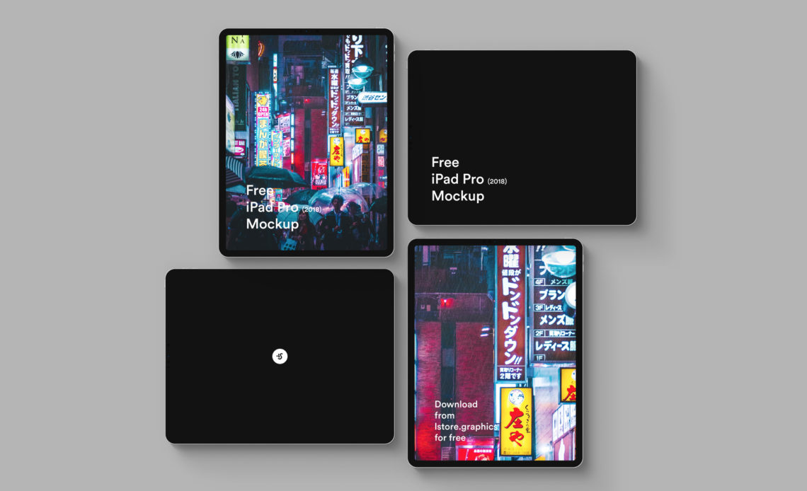 Free iPad Pro 2018 Mockup