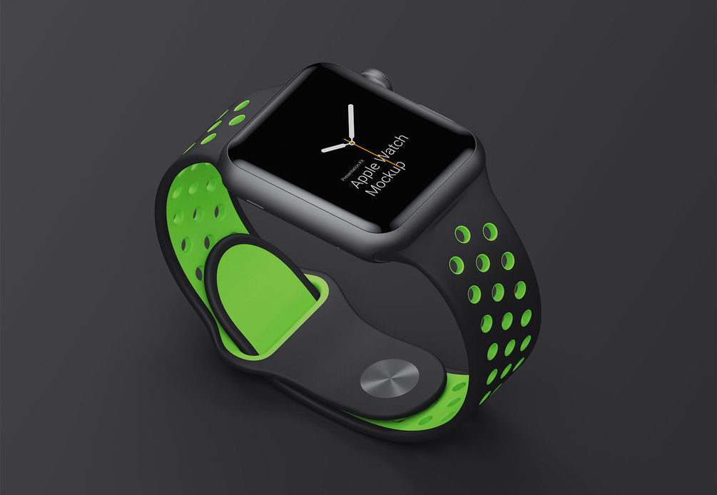 Apple Watch Mockups in Different Materials