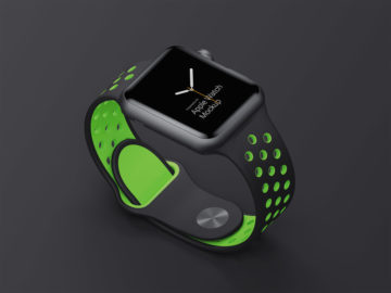 Apple Watch Mockups in Different Materials
