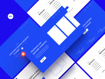 Ready-to-go UI wireframe pack